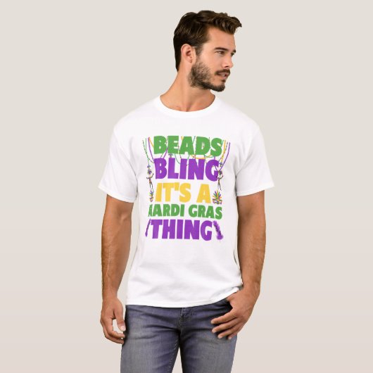 ビーズ Tシャツ (正面フル)