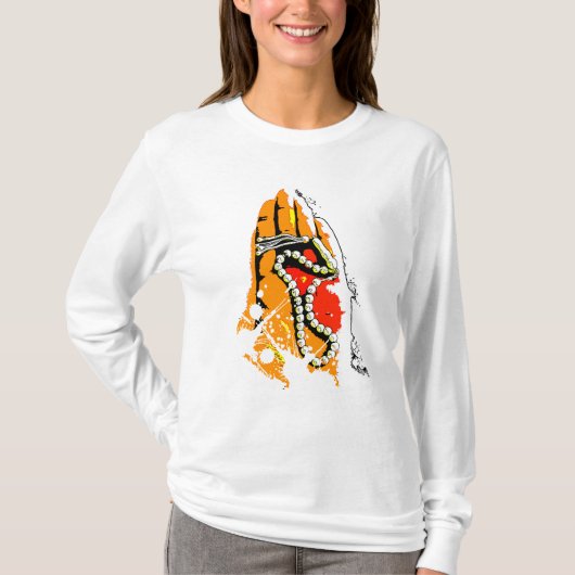 ビーズ Tシャツ (正面)