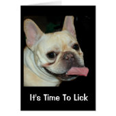 ビーター誕生日カードを舐める時間だ (正面)