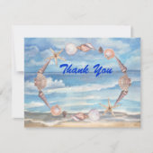 ビーチありがとう サンキューカード (正面)