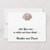 ビーチありがとう サンキューカード (裏面)