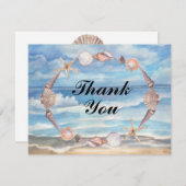 ビーチありがとう サンキューカード (正面/裏面)