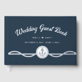 ビーチいかりネイビー航海のコー結婚シャル箔 ゲストブック (正面)