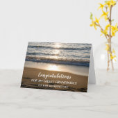 ビーチおばあちゃん結婚式 カード (黄色い花)