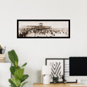 ビーチおもしろいアスベリーパークフォト1902 ポスター (ホームオフィス)