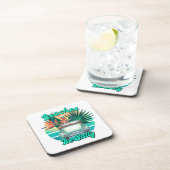 ビーチおもしろいカークラシックレトロサンセット コースター (右側)