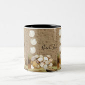 ビーチおもしろいクラススサンドマグ ツートーンマグカップ (中央)