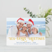 ビーチおもしろいクリスマスコースト シーズンカード (スタンド正面)