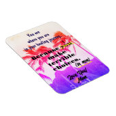 ビーチおもしろいマグネットお母さんからの人生の選択について マグネット (右側)