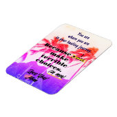 ビーチおもしろいマグネットお母さんからの人生の選択について マグネット (左側)