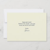 ビーチおもしろいレディ 案内状 (裏面)