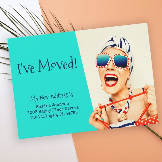 ビーチおもしろいレディ 案内状