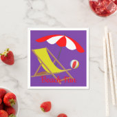 ビーチおもしろい紙ナプキンス スタンダードカクテルナプキン (インサイチュ)