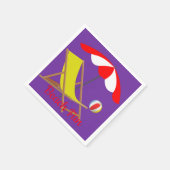 ビーチおもしろい紙ナプキンス スタンダードカクテルナプキン (角)