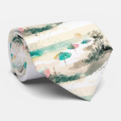 ビーチおもしろい ネクタイ (ロール)