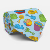 ビーチおもちゃアイコン ネクタイ (ロール)