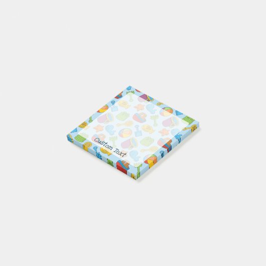 ビーチおもちゃアイコン ポストイット (アングル)