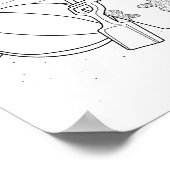 ビーチおもちゃ大人着色ポスター ポスター (角)