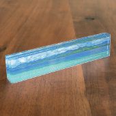 ビーチおよび海 デスクネームプレート (側面)