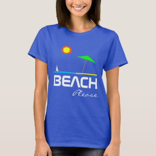 ビーチお好みの美しいカスタマイズ可能 Tシャツ