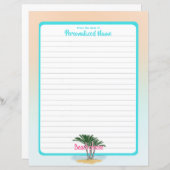 ビーチお縁ど願い紙シート (正面/裏面)