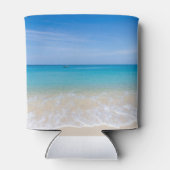 ビーチお願いおもしろい引用文 缶クーラー (裏面)