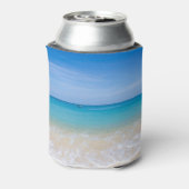 ビーチお願いおもしろい引用文 缶クーラー (缶裏面)