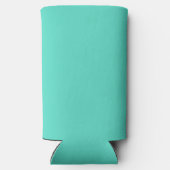 ビーチお願いします ブライズメイドパーティー ネオンとターコイズ スリム缶クーラー (裏面)