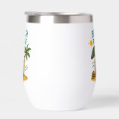 ビーチお願いステンレススチールワインタンブラー (右面)