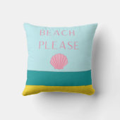 ビーチお願いミニマル クッション (裏面)