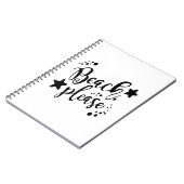 ビーチお願い ノートブック (左側)