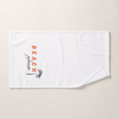 ビーチお願い。ヤシの木モダン。ハンドタオル ハンドタオル (ハンドタオル)