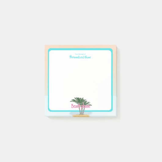 ビーチお願縁どい ポストイット (正面)