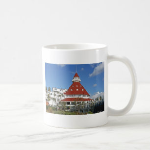 ビーチからのホテルDel Coronado コーヒーマグカップ