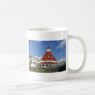 ビーチからのホテルDel Coronado コーヒーマグカップ