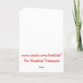 ビーチからの休日の挨拶 シーズンカード (裏面)