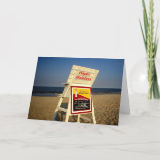ビーチからの幸せな休日 シーズンカード