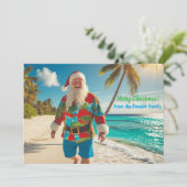 ビーチからメリークリスマス シーズンカード (スタンド正面)
