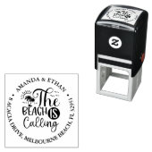 ビーチがテーマ セルフインキングスタンプ (インサイチュ)
