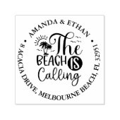 ビーチがテーマ セルフインキングスタンプ (デザイン)