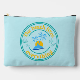 ビーチが全てを直す アクセサリーポーチ