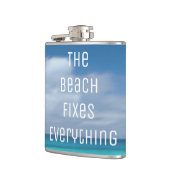 ビーチが全てを直す フラスク (左)