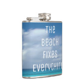 ビーチが全てを直す フラスク (右)