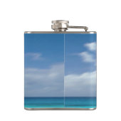 ビーチが全てを直す フラスク (裏面)