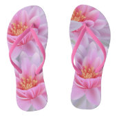 ビーチが呼び出し、フロップス – ピンクのフローラをフリップ飾する ビーチサンダル (ソール)