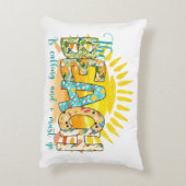 ビーチが来て行かねばならない アクセントクッション (裏面(縦))