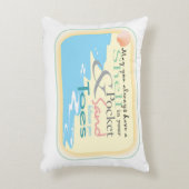 ビーチことわざ枕 アクセントクッション (正面(垂直))