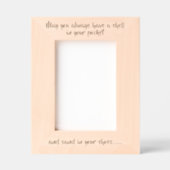 ビーチことわざ レーザー彫刻フレーム (正面)