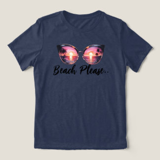 ビーチでお願い トライブレンドTシャツ
