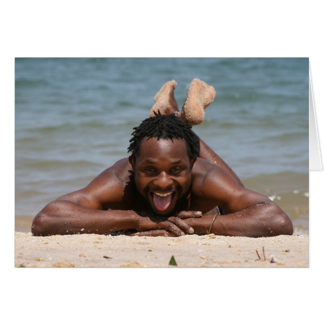 ビーチでつるすこと (正面横)